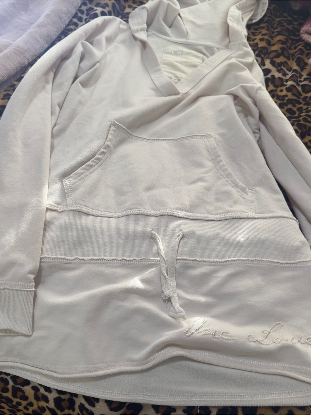 Y2K Hooded Pullover Top - Picture 4 of 9